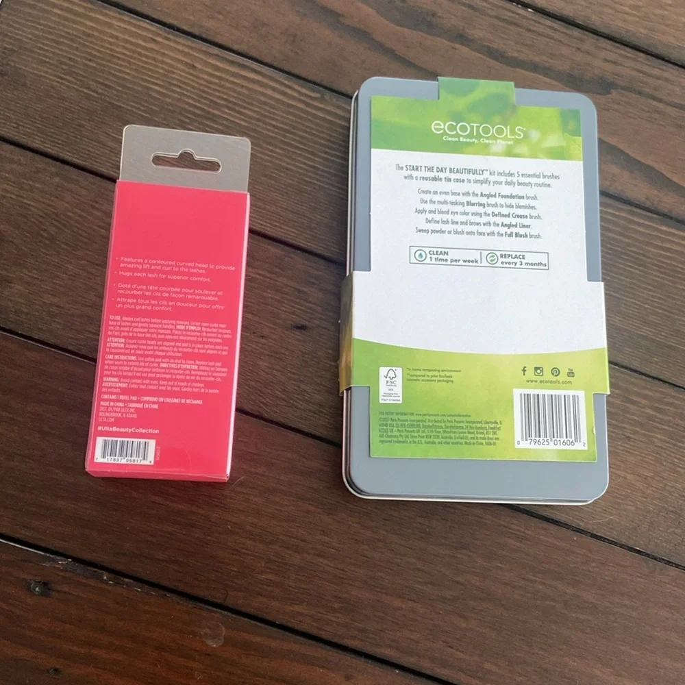 EcoTools Makeup Brush Set and ULTA Beauty Eyelash Curler